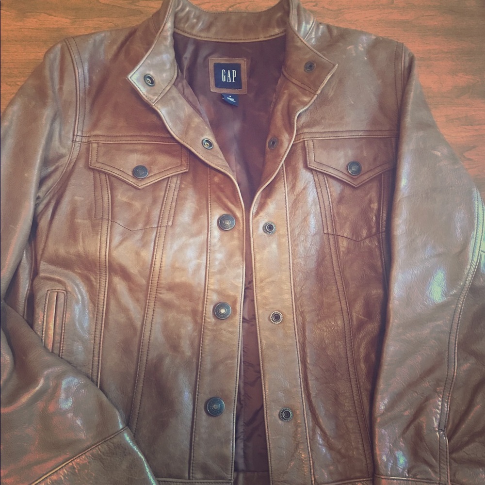 Gap Leather Jacket